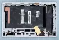 Модуль (матрица + тачскрин) для Sony Xperia Tablet Z, черный с белой рамкой