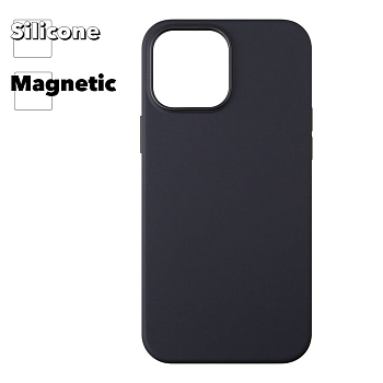Силиконовый чехол для iPhone 13 Pro Max "Silicone Case" with MagSafe (Midnight)